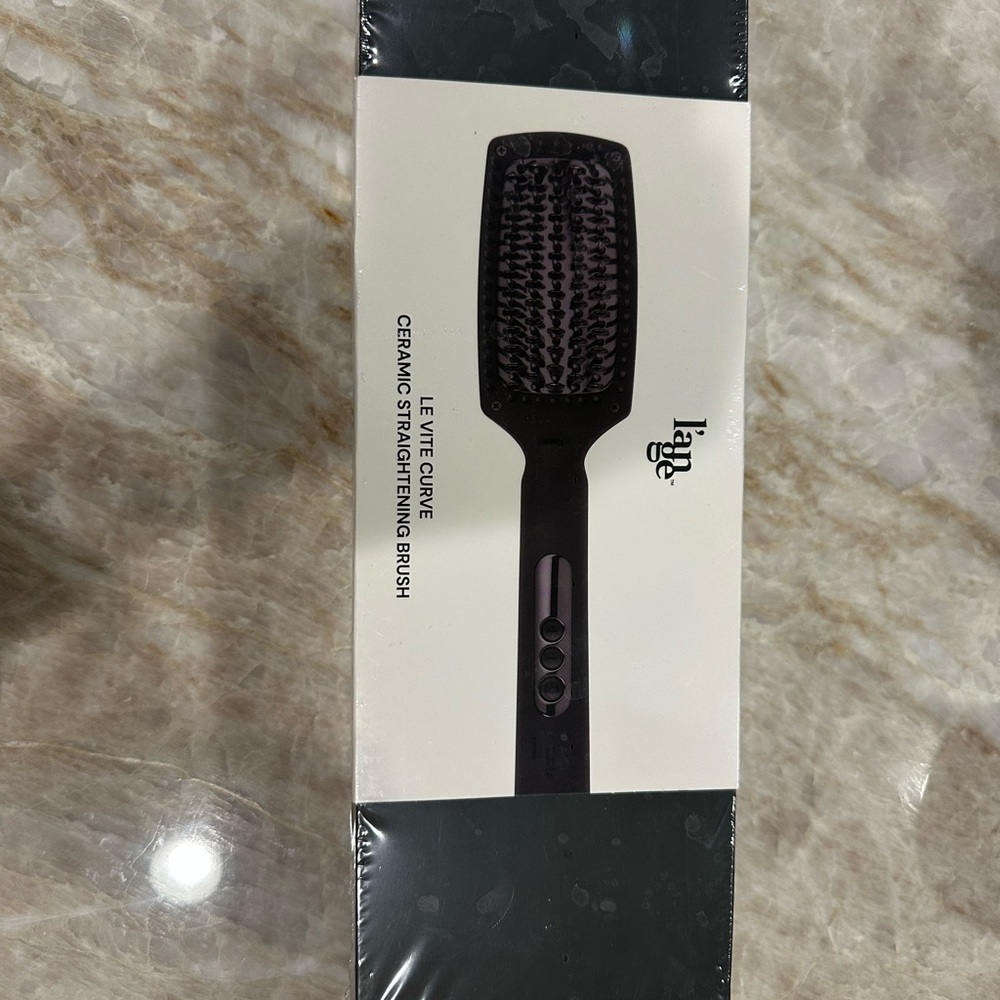 Lange Le Vite Curve Black Ceramic Brush